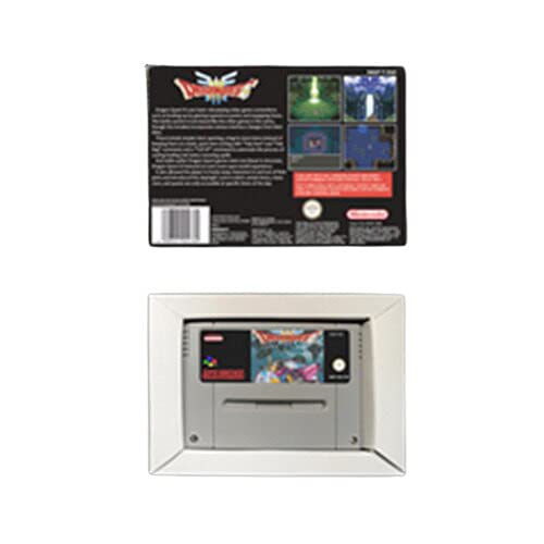DeVoNe Dragon Quest III 3 EUR Версия RPG Игра карта, За да пести заряд на батерията, С Търговията на предавателна (сив)