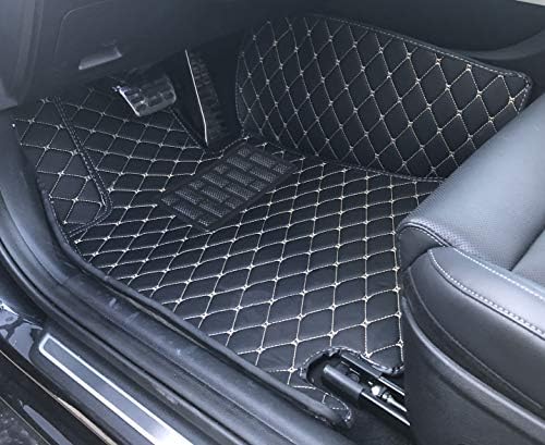 Специална засаждане [Произведено в САЩ] всички сезони Сверхпрочный подложка за защита на пода с пълно покритие [Отпред и отзад] за Porsche Taycan Turbo 4S 2020 2021 година на издаване - Черно еднослоен
