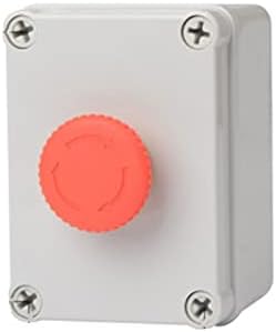 DJDLFA външна и Вътрешна Бутон на скоростната Авариен прекъсвач стартиране на аларма за нулиране на мощност Желязната врата Електрически блок за управление на двигателя на асансьора (Цвят: 4)