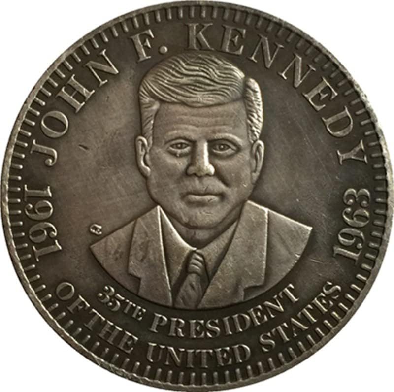 1963 Американски Възпоменателни монети Монета с Медна сребърно покритие Старинен Сребърен Долар Чуждестранни Възпоменателни монети, монети, Занаяти