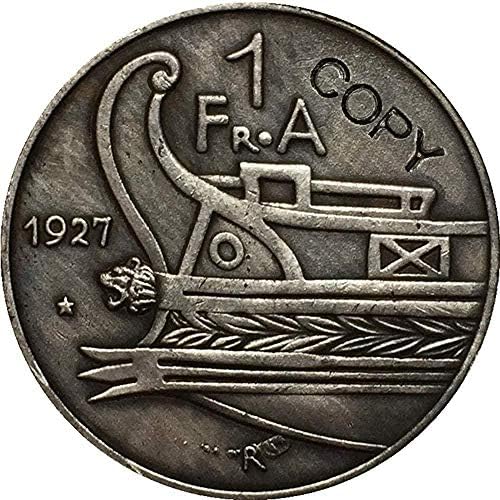 Албания 1927 1 Франг Ар Монета Копие на 23 мм COPYSouvenir Новост Монета, Монета за Подарък