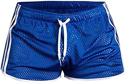 SAXIGOL 2023 Мъжки къси Панталони Окото Мрежести Секси Плажни Шорти Модни бързо съхнещи Топене на Ежедневни Летни Плажни Качулки
