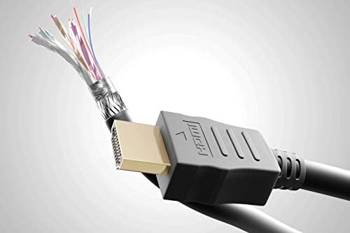 Високоскоростен кабел Goobay 31909 HDMI Ethernet, Златно, Черно, Диаметър 6 мм, дължина на кабела 3 м