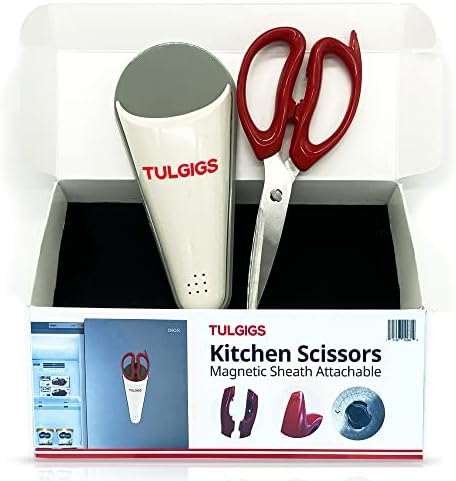 Кухненски ножици с Магнитна обвивка, Прикрепляемой до Хладилника, Острието Преносимо
