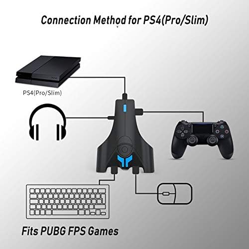 Bosmarlin Конвертор на мишката и клавиатурата за Playstation 3/4/4 Pro / Slim, Xbox One / S / X Switch