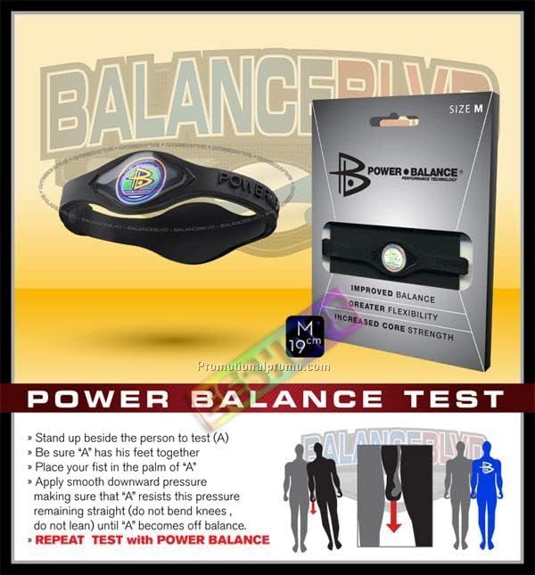 Power Balance-Оригинална гривна Performance Wristband - Спортни гривни от 3 комплекти