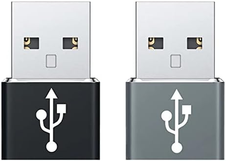 Бърз USB адаптер-C за свързване към USB-порт, който е съвместим с вашите Meizu M3X за зарядни устройства, синхронизация, OTG-устройства, като клавиатура, мишка, Zip, геймпад, pd (2 опаковки)