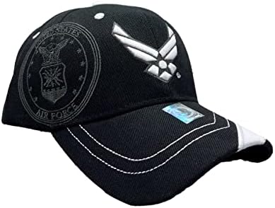 Пепеляв Фейн Официалната Лицензирана бейзболна шапка За ветерани от военновъздушните сили на САЩ Премиум-клас с регулируема 6 Ламперия