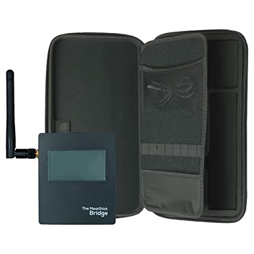 WiFi Travel Pack | WiFi Bridge + Чанта за носене Pro | Неограничен обхват и Преносима защита за всички безжични термометри за месо MeatStick