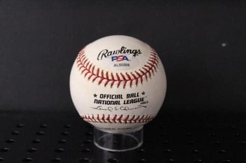 Джак Кларк се Регистрирали (4 пъти) Бейзболен Автограф Auto PSA/DNA AL56508 - Бейзболни топки с автографи