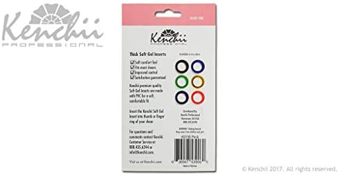Kenchii Extra Soft високо качество на Поставяне на стрелката на пръстените на пръстите на краката с Дебелина Изберете цвят (зелен)