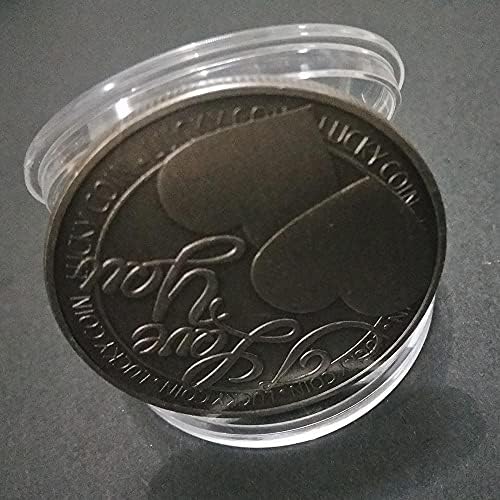 2019 Нова Възпоменателна Монета Love Монета Love Биткоин Възпоменателна Монета Копие Монети Събиране На Занаятите Магазини За Бижута, Подаръци За Дома