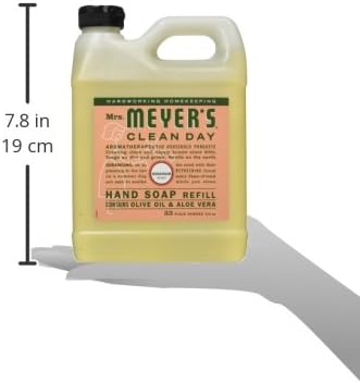 Сапун за ръце Mrs. Meyer's с добавяне на Етерични масла, Биоразлагаемая формула, Здравец, 33 течни унции