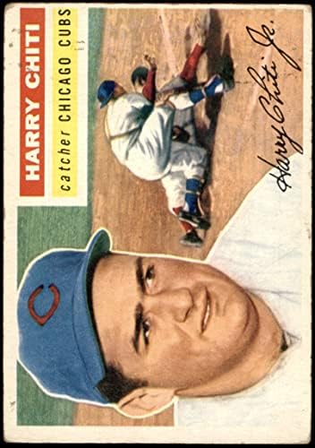 1956 Topps 179 С Хари Чити Чикаго Къбс (Бейзболна картичка) (Бяла спин) ДОБРИ Къбс