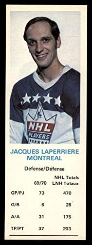 1970 Папино бисквитки 69 Жак Лаперьер Монреал Канадиенс (Хокейна карта) в Ню Йорк Канадиенс