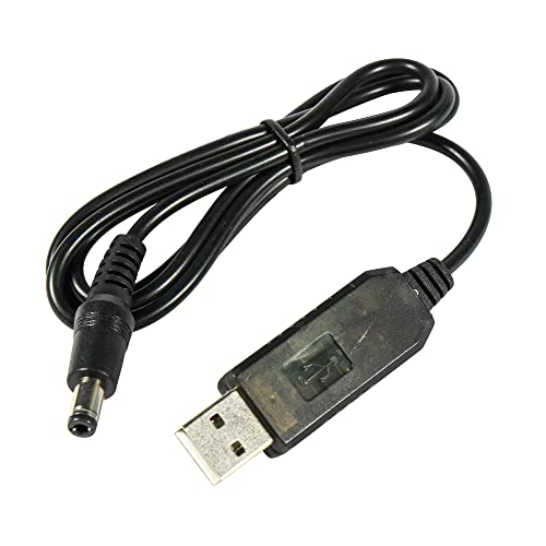 Нагоре кабел HQRP USB към DC 12 v, съвместим с Shure PS21 PS23 PS-21 PS-23 PS23US PS21US 200 М, на миксера FP22, FP24, FP33, ET4, EUT4, PG4, PG88, тел за връзка с ресиверу
