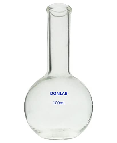 DONLAB CFA-050L Стъклена колба за варене с облодънна обем 50000мл/50Л с дълго гърло