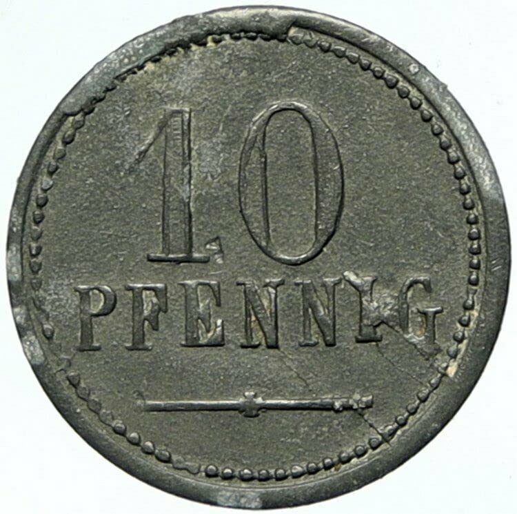 1914 DE ГЕРМАНИЯ 1914-18 военнопленный на Първата световна война Първата световна война C монета е Добра