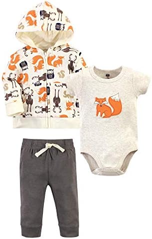Детски памучен hoody Hudson Baby Унисекс, Боди или Комплект от тениска и панталони