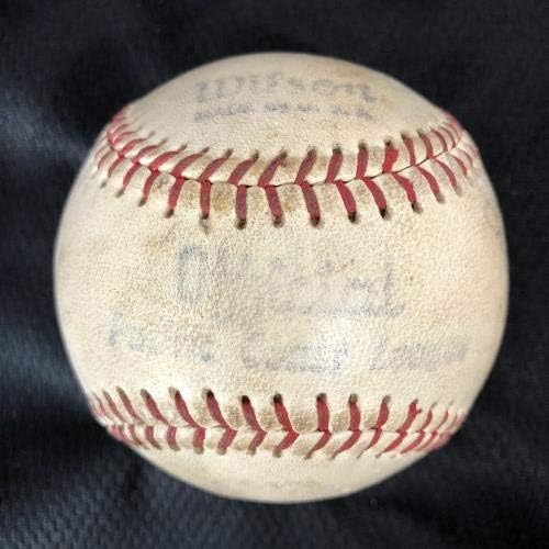 Левти О ' Духаше подписа бейзболен топката PSA / DNA с автограф от Франсис Франк - Бейзболни топки с автографи