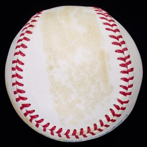 Бейзбол Элстона Хауърд с сингъл OAL Mac Phail, Подписан от JSA LOA, Имам 8 точки - Бейзболни топки с автографи