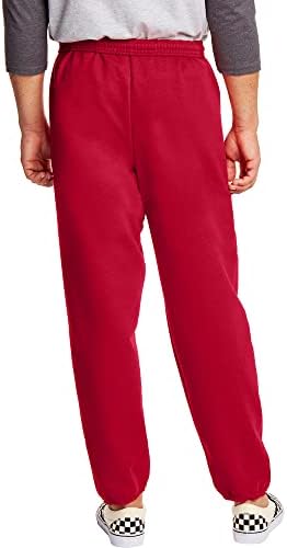 Мъжки спортни панталони Hanes, най-Добрите Спортни панталони EcoSmart за мъже, Мъжки спортни панталони за почивка с подтянутыми белезници (1 или 2 опаковки)