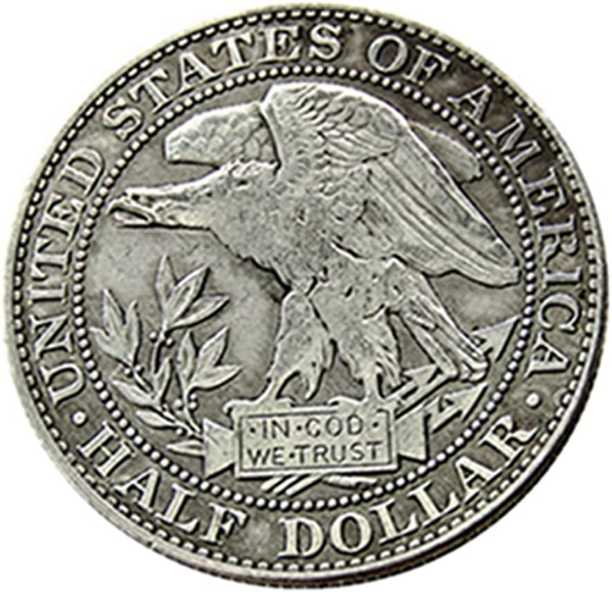 Възпоменателна Монета в Полдоллара САЩ 1877 Г., Чуждестранна Копие, сребърно покритие