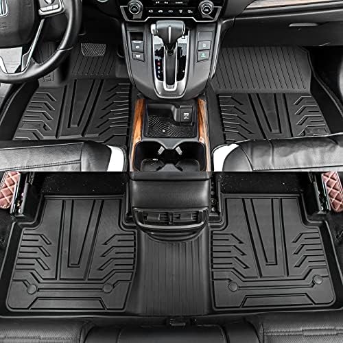 Rongtaod Подходящ за 2017-2022 Honda CRV Постелки за пода на Товарния Подложка TPE при всякакви метеорологични условия Постелки за багажник Чанта за задна седалка Подложки за табли 2021 CR-V Аксесоари (Постелки за багажник
