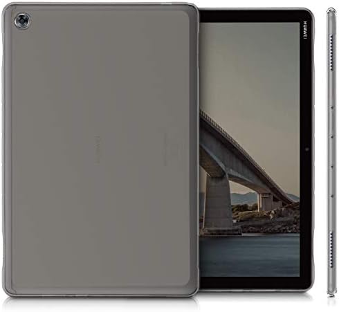 калъф kwmobile е Съвместим с калъф Huawei MediaPad M5 Lite 10 - Мека Задна Защитна капачка от TPU за таблет - Черен