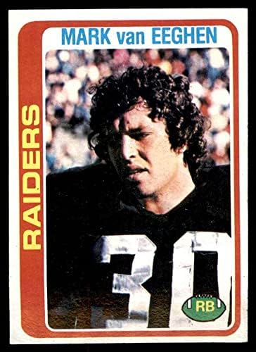 1978 Topps 235 Марк Ван Эген Oakland Raiders (Футболна карта) EX/MT Raiders Colgate