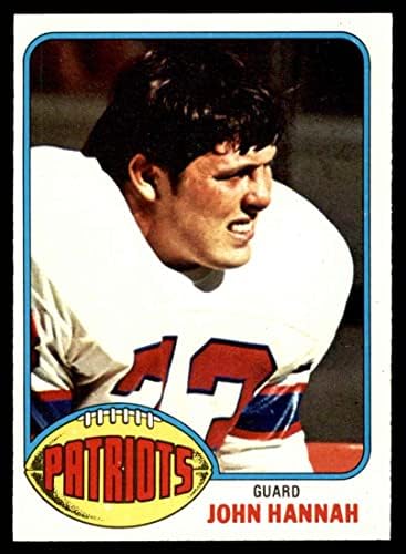 1976 Topps 16 Джон Хана Патриоти Нова Англия (Футболна карта) EX/ MT Patriots, Алабама