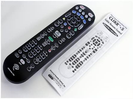 Дистанционно управление Spectrum TV 3 тип на избор, обратно Съвместим с кабелни представки Time Warner, Brighthouse и Charter (съдържание на пакета One, RC 122)