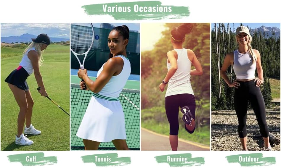 Жените риза за голф COOrun, Блузи Поло Без ръкави, бързо съхнещи Спортни Стаи за Тениски с цип