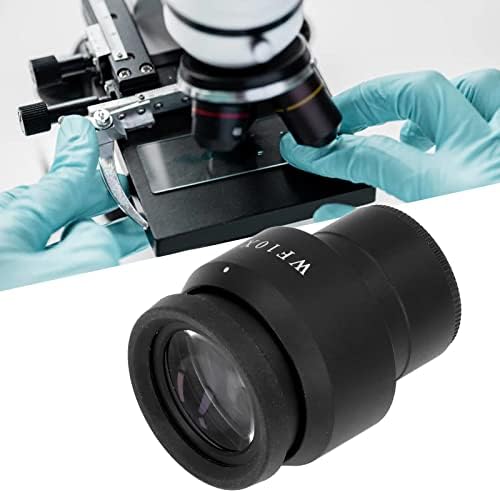 Висок Окуляр Eyepoint, Окуляр WF10X Микроскоп от Оптично Стъкло в Алуминиева Сплав Коррозионностойкий за Лаборатория