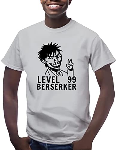 Аниме Обезумял 99-то ниво J - Хубава Мъжка тениска с къс ръкав