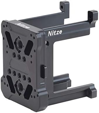 Адаптер за пистолета заплата Nitze с V-образно затваряне на Vmount Скоба, Съвместима с датчиците Z Cam E2-M4 S6 F6 F8 n SDI (E2-FS-V3L)