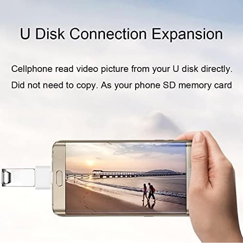 USB Адаптер-C за свързване към USB 3.0 Male (2 опаковки), съвместим с Samsung SM-T870, дава възможност за добавяне на допълнителни функции, като например клавиатури, флаш памети, мишки и т.н. (Черен)