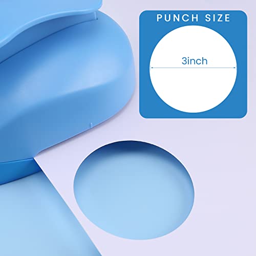 Punch за хартия MyArTool Circle, 3-Инчов кръгли дупката удари Diy от хартия, 75-мм Punch за албуми, книги памет, производство на пощенски картички, Списания, подарък бирок, домашно конфети