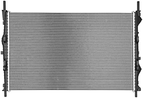 1-ред алуминиев радиатор DNA Автомобилизъм OEM-RA-13454 OE Style, съвместим с Transit 150-350 2015-2018 година на издаване, 30-1/4 W X 19-3/8X 1Г, впуск 1-5/16 / издаване на 1-1/2