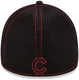 Бейзболна шапка MLB Chicago Cubs Black Нео 39Thirty Flex Fit Cap