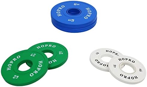 Частична чинии HoPro Olympic Сменят табели на английски на всяка 1/4, 1/2, 3/4, 1, 1.25, 2.5 и с тегло 5 килограма