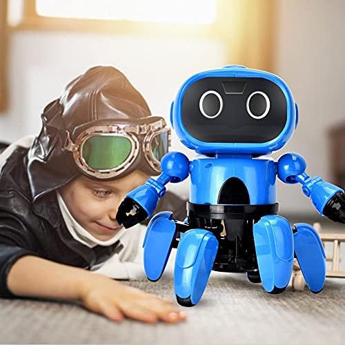 Drfeify RC Електрически Робот Играчка, Подкрепя 5 Режима САМ Монтиран Електрически Робот Инфрачервен Робот За Заобикаляне на Препятствия Играчка
