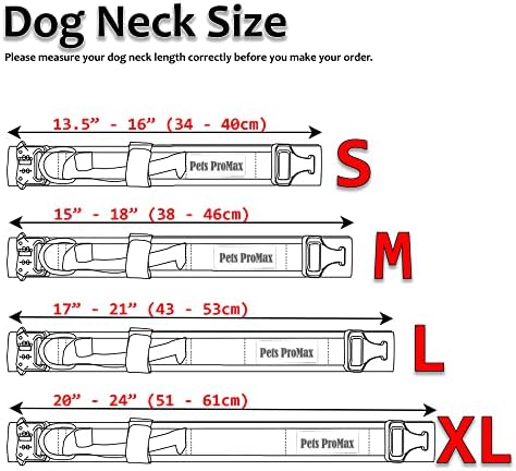 Pets ProMax - тактически нашийник за кучета [Водоустойчива нашийник за ловни кучета военен качество K9], тактически тежкотоварни нашийник за кучета с метална тока и дръжка за управление за дресура на кучета. (Голям