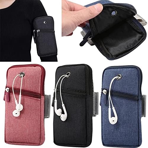 WERFDS Универсална чанта за мобилен телефон, калъф за екрана 6,5 , калъф за телефон с голям Капацитет, спортен калъф за телефон, чанта с цип (Цвят: черен-Jojo ' s Bizarre Adventure1, Размер: 1)