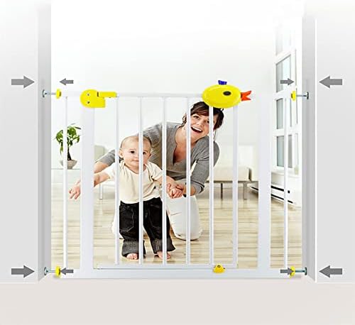 RIFSYS През порта за сигурност Детски Автоматично Затваряне на вратата с магнитната капаче, работещ под налягане, Идеални За метални дупки с ширина 23,6-96,1 инча (размер: 235-244 см)
