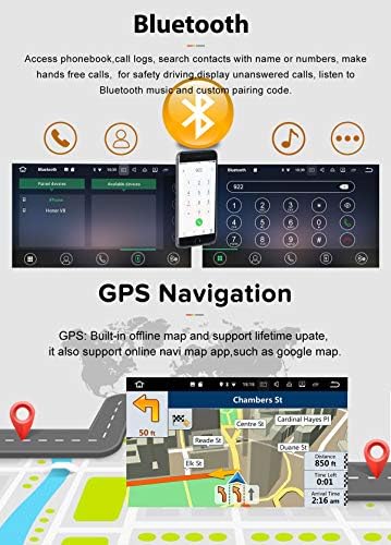 Автомобилна стерео SYGAV Android 10 за 2008-2017 Mitsubishi Lancer EVO X, Без OEM Rockford Fosgate AMP Радио с 10,2-Инчов Сензорен екран, GPS Навигация Главното устройство