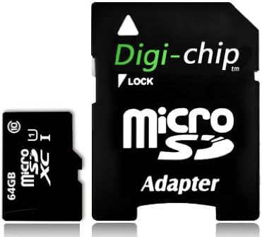 Карта памет Digi-Чип 64 GB, клас 10 Micro-SD за мобилни телефони Blackberry Z30, Z10 и Q10